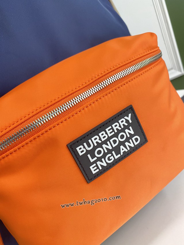 Burberry專門店新款男士雙肩包 巴寶莉拼色尼龍面料男士背包 yxb1038